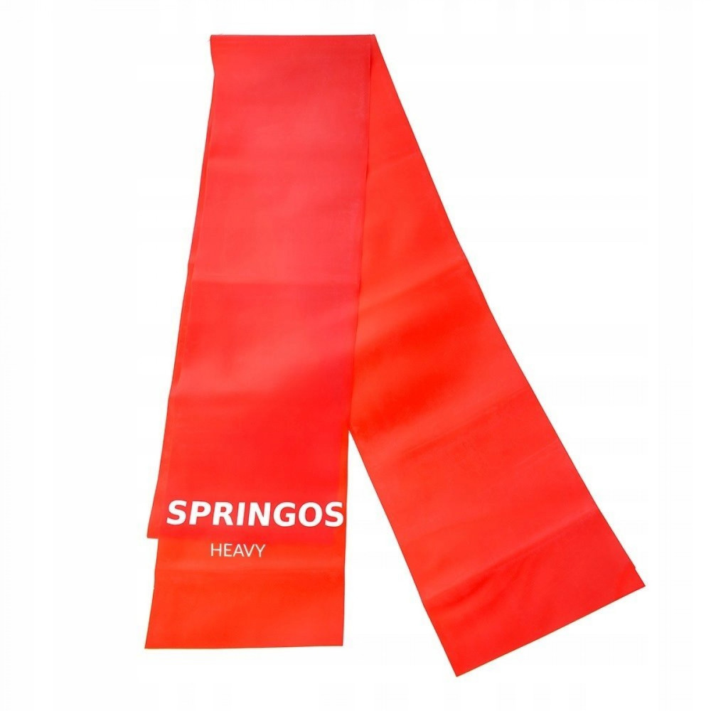 Стрічка-еспандер Springos для спорту та реабілітації Flat Band 5 шт 200 х 15 cм 1-8 кг (PB0018)