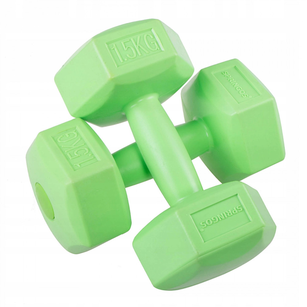 Гантелі Springos Hex 2 x 1.5 кг (FA1031)