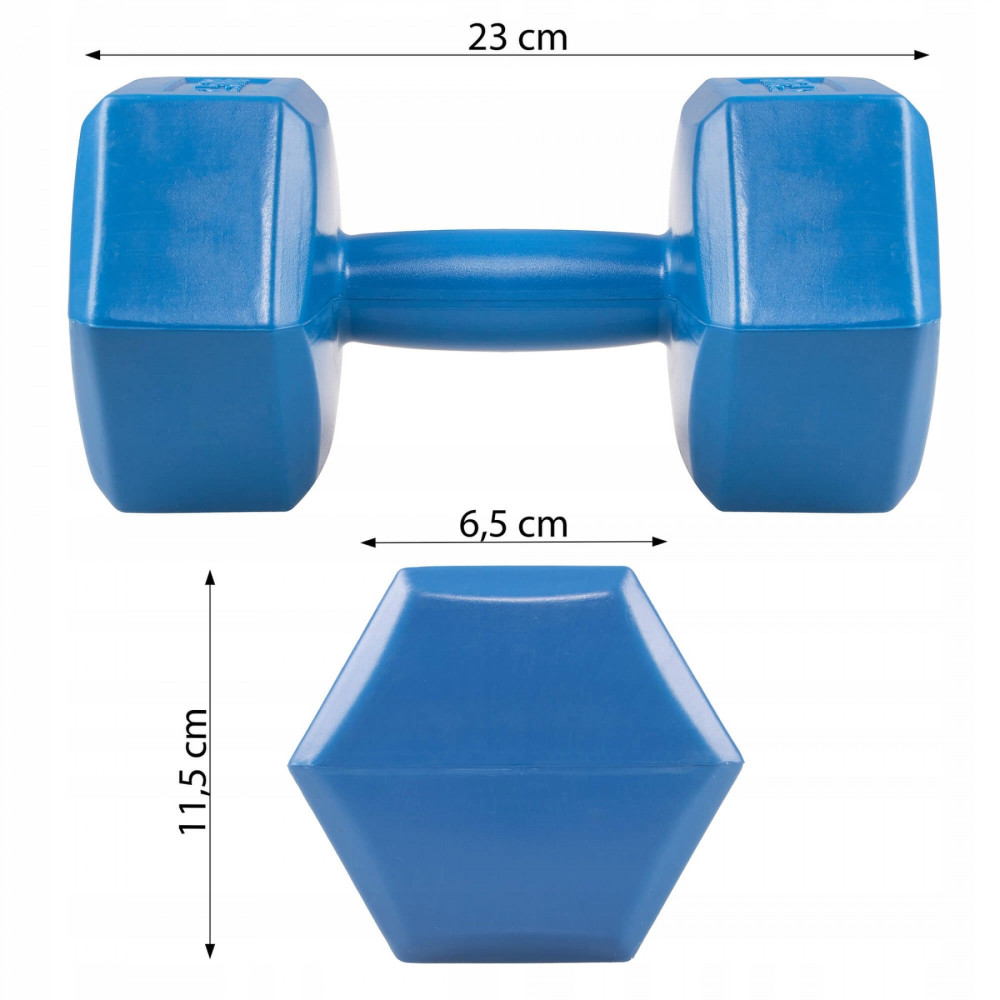 Гантелі Springos Hex 2 x 2.5 кг FA1033