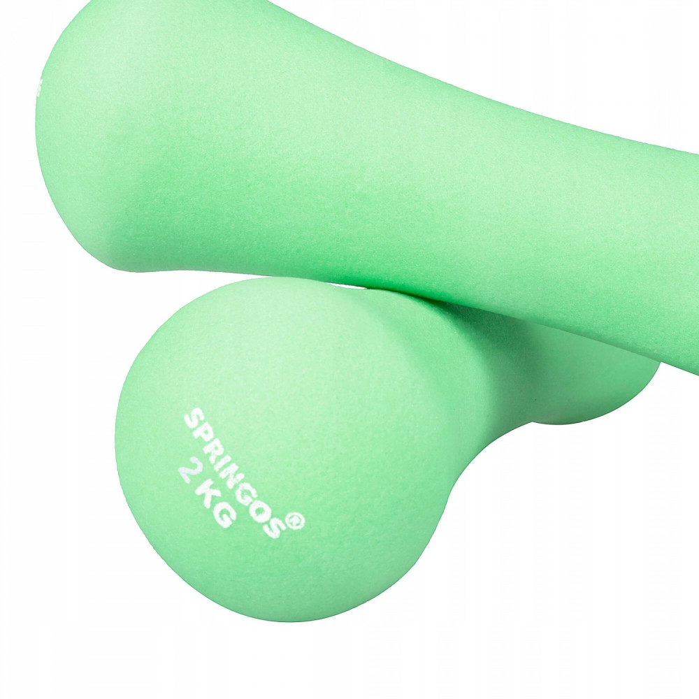 Гантели виниловые Springos 2 x 2 кг (FA1040)