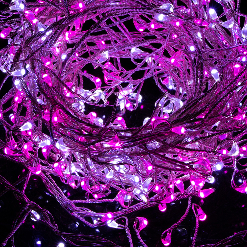 Гірлянда Springos 3 м 300 LED CL0091 Cold White/Pink