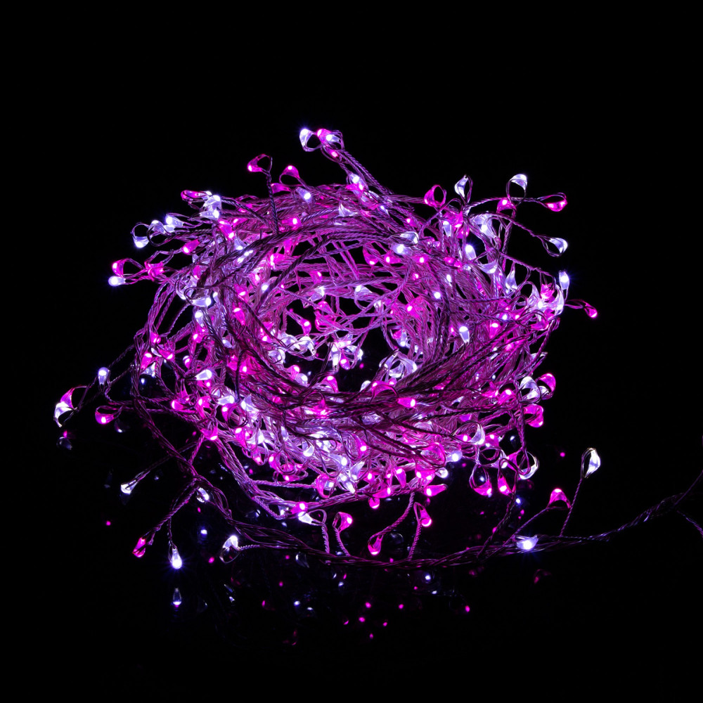 Гірлянда Springos 3 м 300 LED CL0091 Cold White/Pink