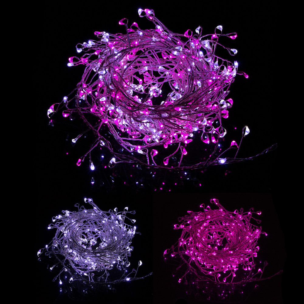 Гірлянда Springos 3 м 300 LED CL0091 Cold White/Pink
