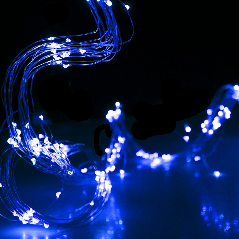 Гірлянда (кінський хвіст) Springos 2 м 300 LED CL0095 Blue