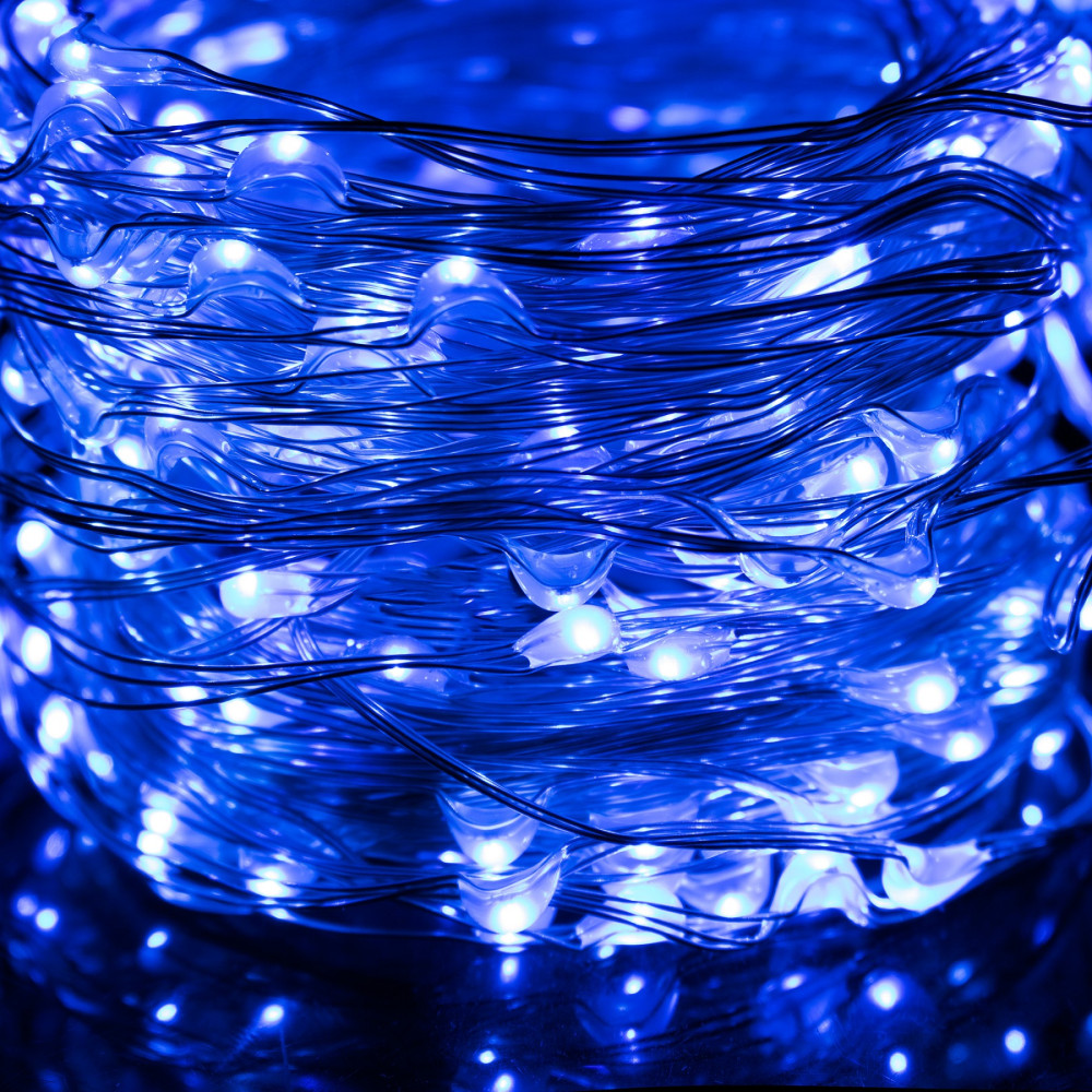 Гірлянда (кінський хвіст) Springos 2 м 300 LED CL0095 Blue