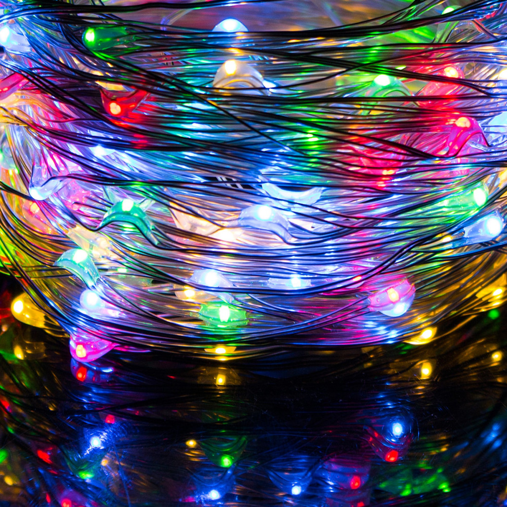 Гірлянда (кінський хвіст) Springos 2 м 300 LED CL0096 Mix