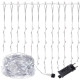 Гірлянда водоспад (штора) Springos 2 x 2 м 400 LED CL0098 Cold White