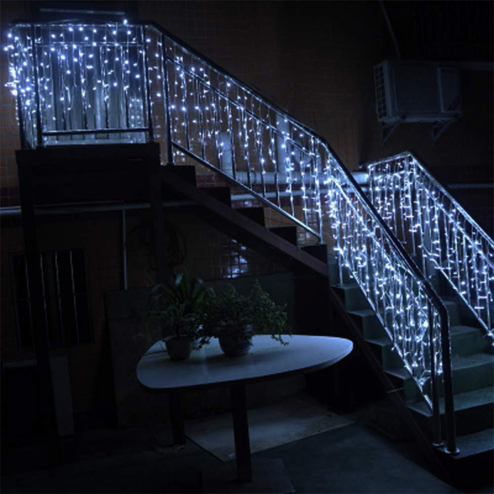 Гірлянда водоспад (штора) Springos 2 x 2 м 400 LED CL0098 Cold White