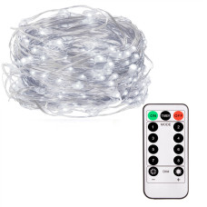 Гирлянда на батарейках Springos 4.9 м 50 LED Pilot CL0106 Cold White
