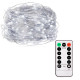Гірлянда на батарейках Springos 4.9 м 50 LED Pilot CL0106 Cold White