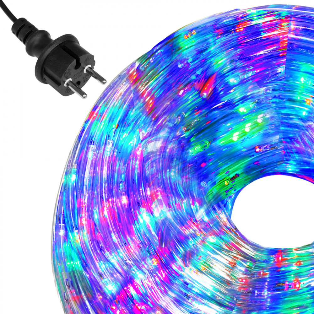 Гірлянда вулична (зовнішня) дюралайт Springos Rope Lights 10 м 240 LED CL1202 Mix