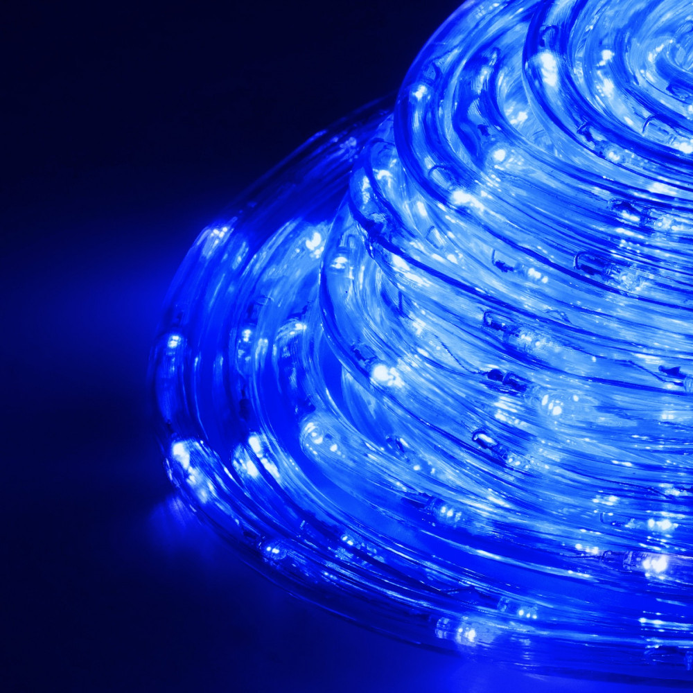 Гірлянда вулична (зовнішня) дюралайт Springos Rope Lights 10 м 240 LED CL1203 Blue
