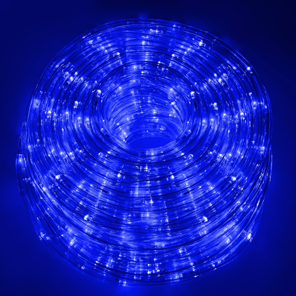 Гірлянда вулична (зовнішня) дюралайт Springos Rope Lights 10 м 240 LED CL1203 Blue