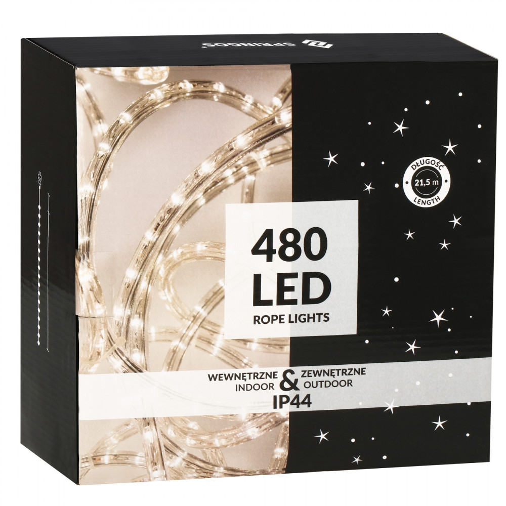 Гірлянда вулична (зовнішня) дюралайт Springos Rope Lights 20 м 480 LED CL1207 Blue