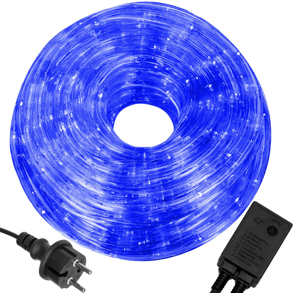 Гірлянда вулична (зовнішня) дюралайт Springos Rope Lights 20 м 480 LED CL1207 Blue