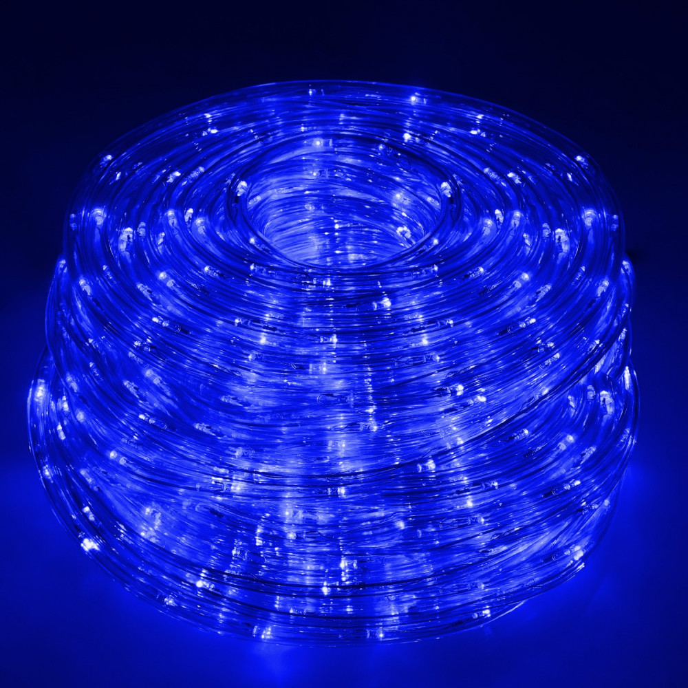 Гірлянда вулична (зовнішня) дюралайт Springos Rope Lights 20 м 480 LED CL1207 Blue