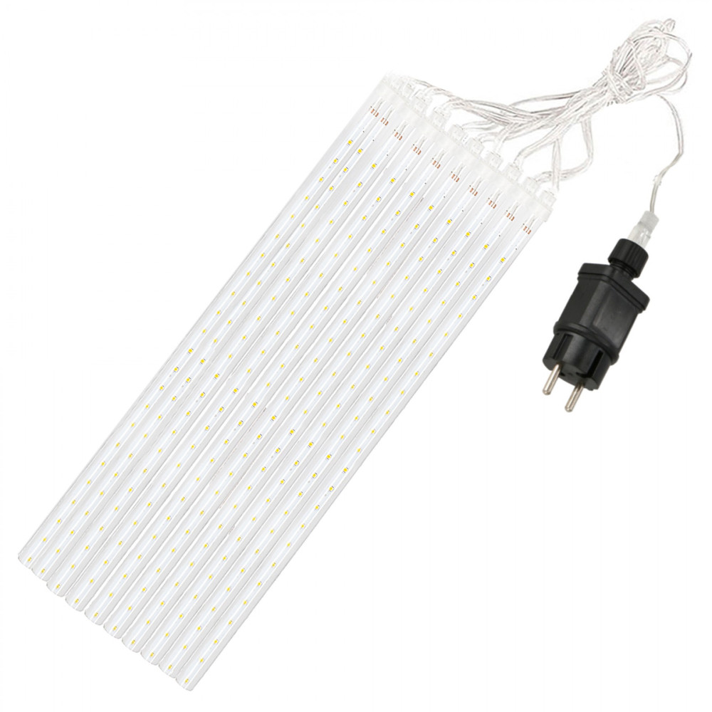 Гірлянда метеоритний дощ Springos 4 м 480 LED CL1212 Warm White