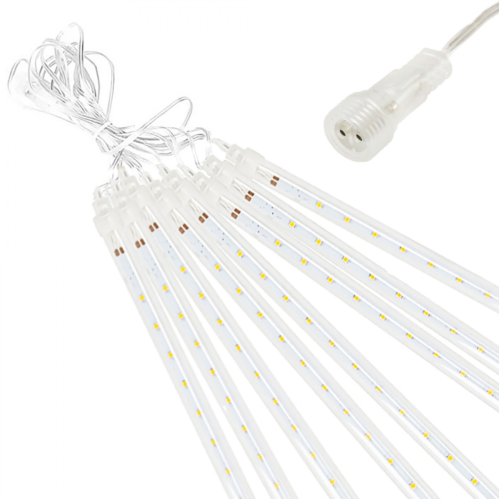 Гірлянда метеоритний дощ Springos 3 м 144 LED CL1214 Warm White