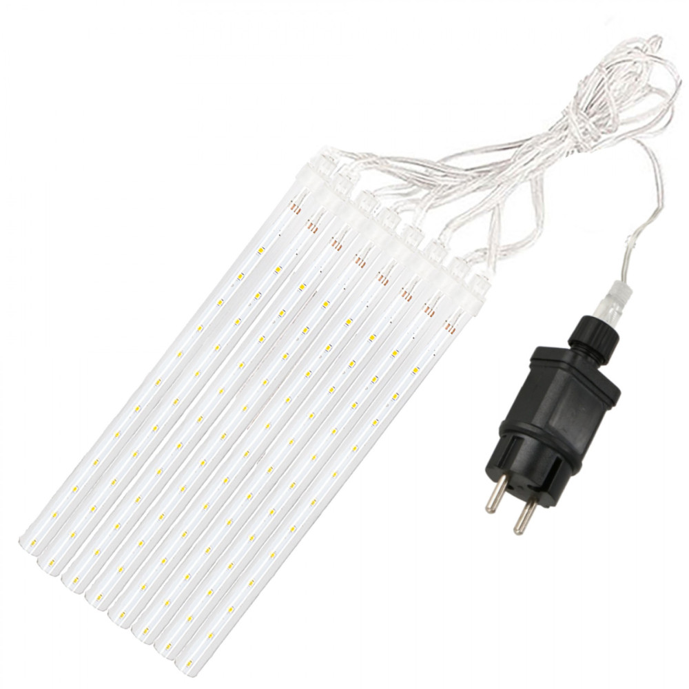 Гірлянда метеоритний дощ Springos 3 м 144 LED CL1214 Warm White