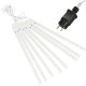 Гірлянда метеоритний дощ Springos 3 м 144 LED CL1214 Warm White