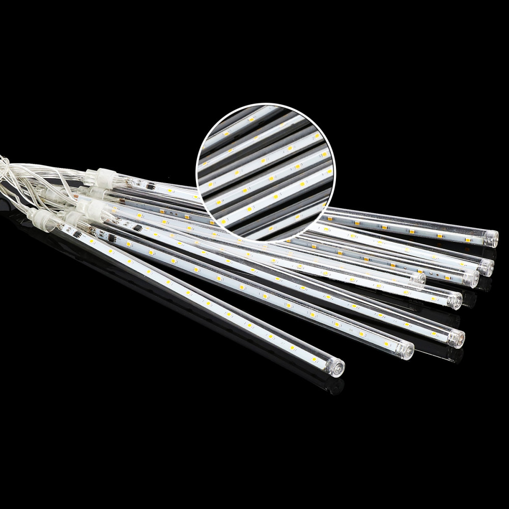 Гірлянда метеоритний дощ Springos 3 м 144 LED CL1214 Warm White