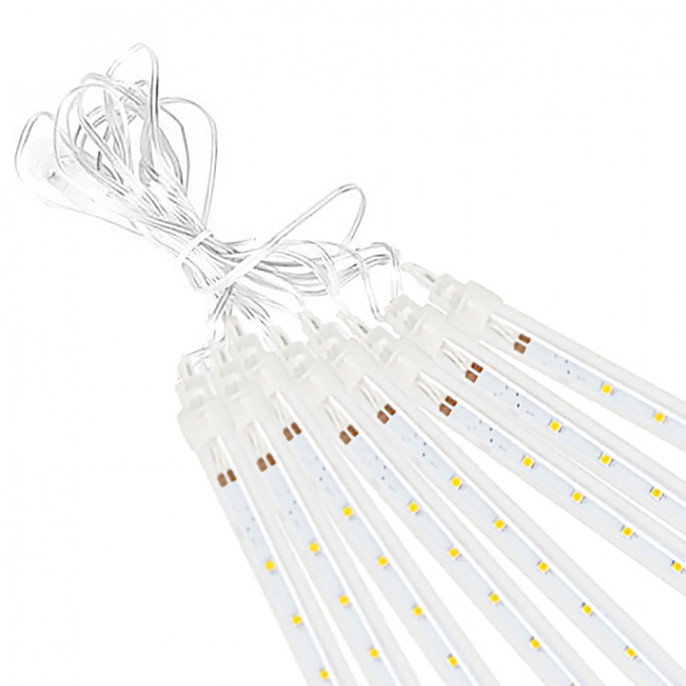 Гірлянда метеоритний дощ Springos 3 м 144 LED CL1214 Warm White