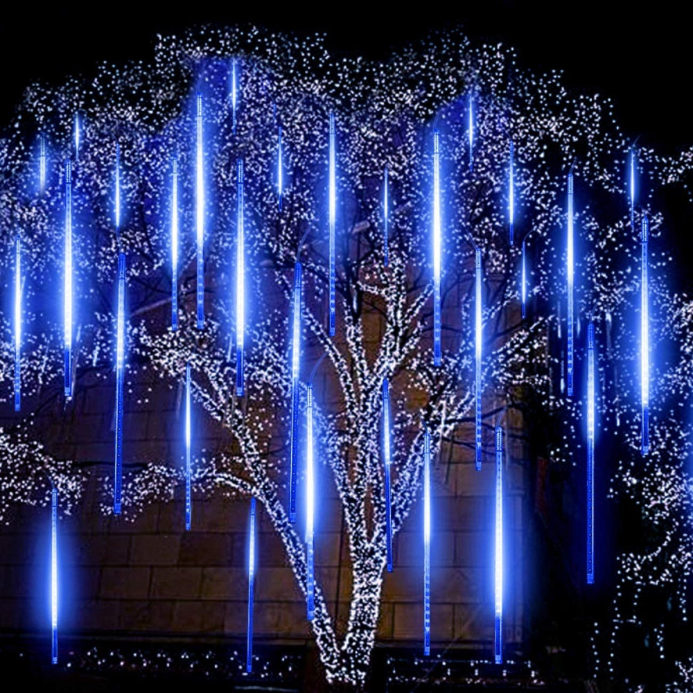 Гірлянда метеоритний дощ Springos 3 м 144 LED CL1215 Blue