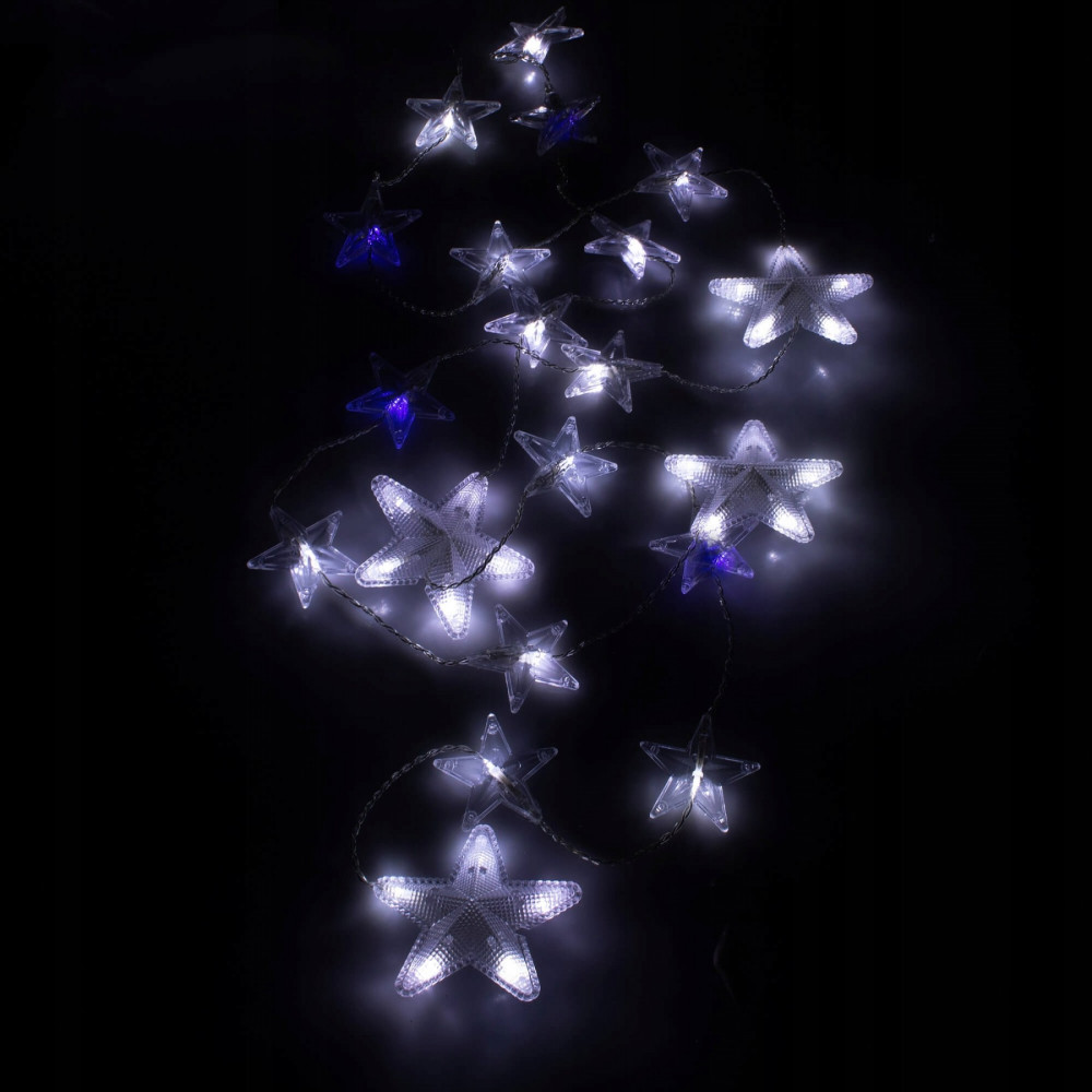 Гірлянда вулична (зовнішня) бахрома Springos 2 м 180 LED CL4003 Cold White/Blue