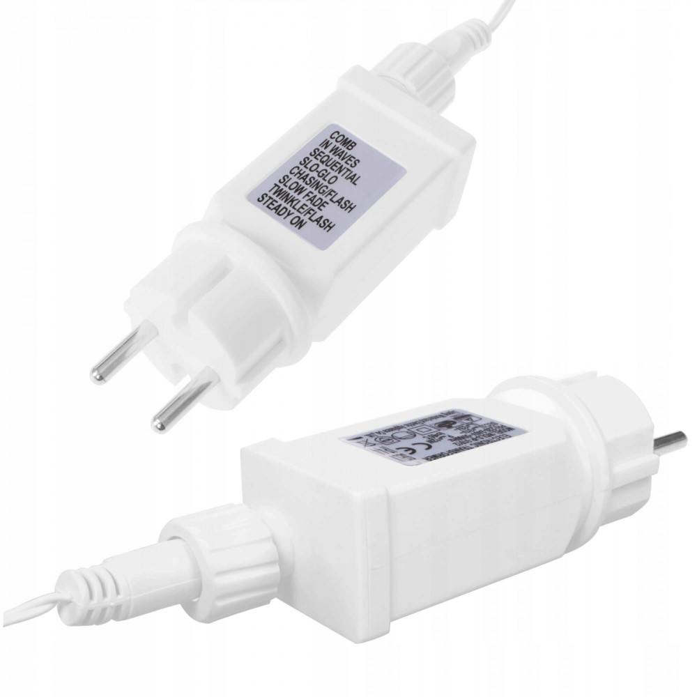 Гірлянда вулична (зовнішня) бахрома Springos 2 м 180 LED CL4003 Cold White/Blue
