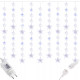 Гірлянда вулична (зовнішня) бахрома Springos 2 м 180 LED CL4003 Cold White/Blue