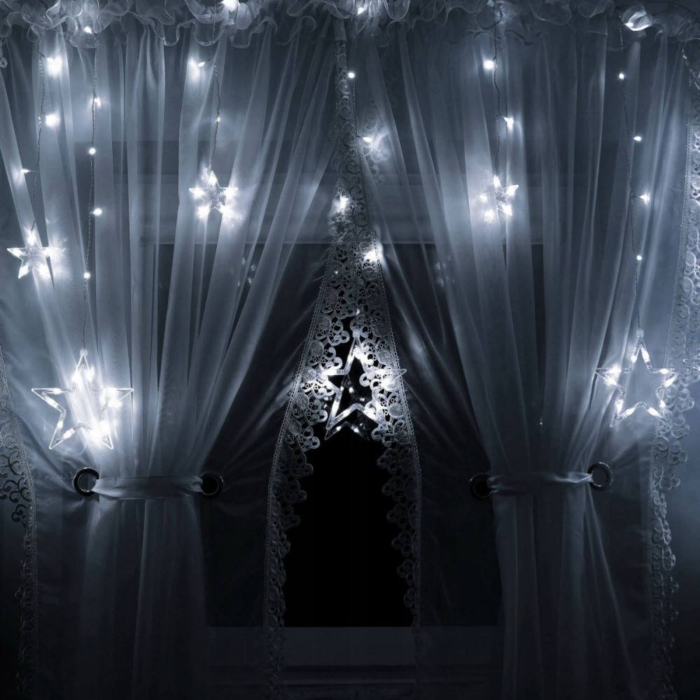 Гірлянда бахрома вулична (зовнішня) Springos 2 м 92 LED CL4009 Cold White