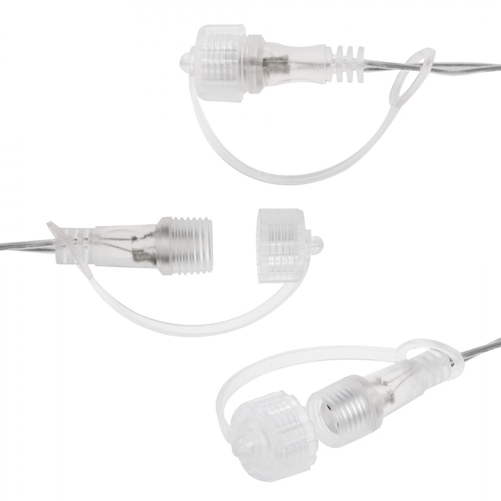 Гірлянда бахрома вулична (зовнішня) Springos 2 м 138 LED CL4013 Warm White