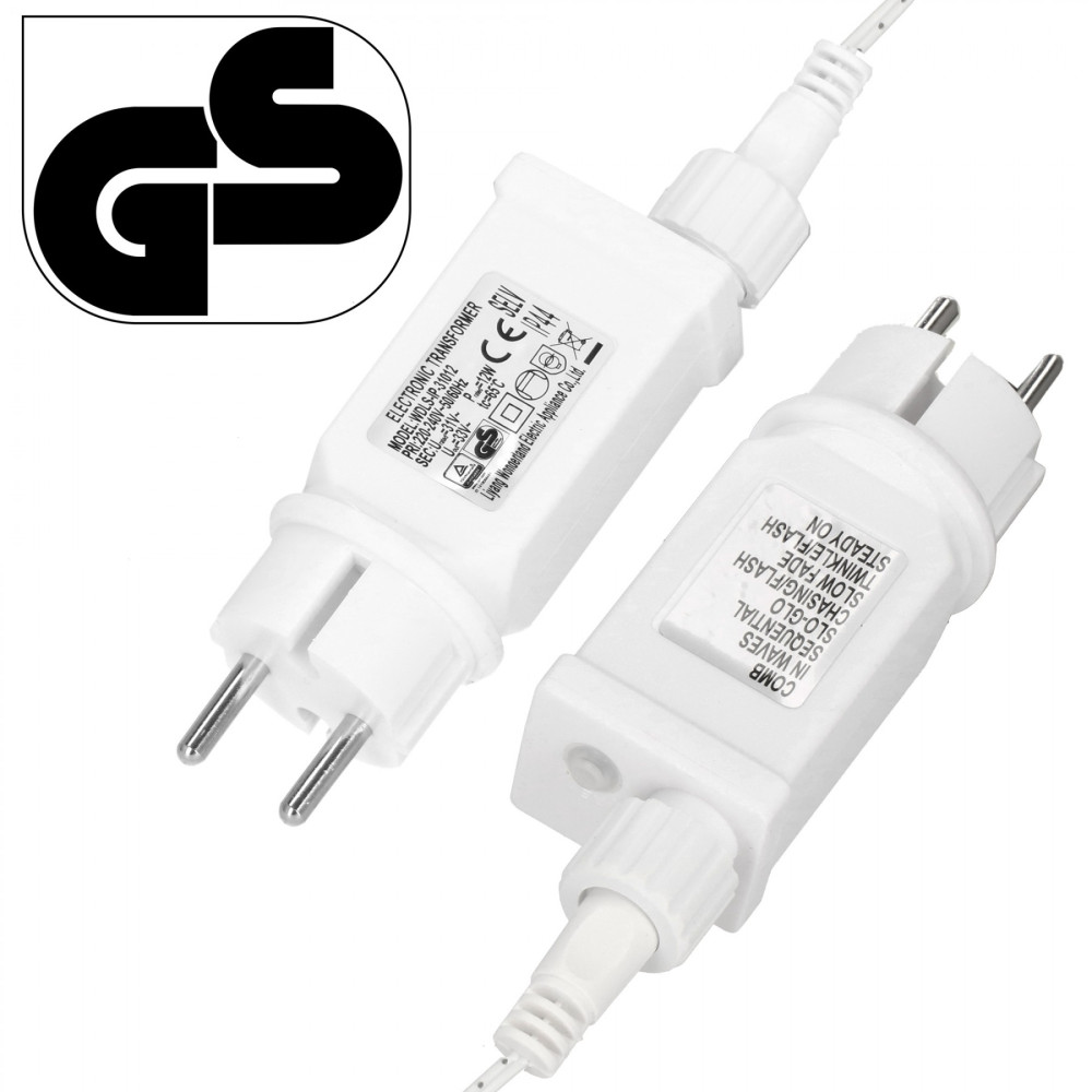 Гірлянда бахрома вулична (зовнішня) Springos 2 м 138 LED CL4013 Warm White
