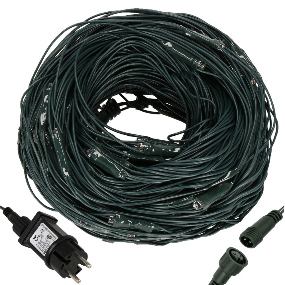 Гирлянда сетка Springos 2 x 2.6 м 160 LED CL4014 Mix