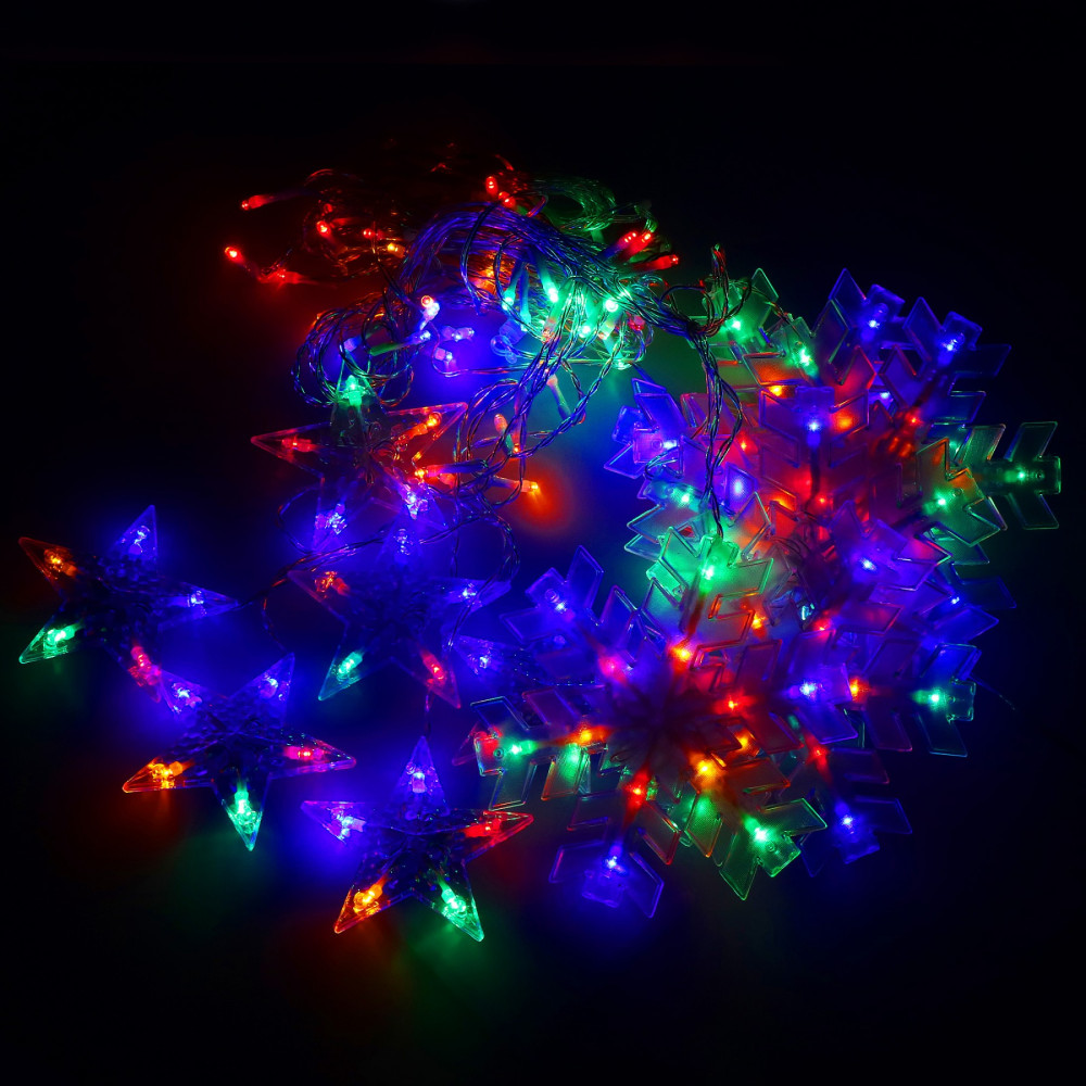 Гірлянда бахрома вулична (зовнішня) Springos 2.7 м 138 LED CL4019 Mix