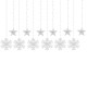 Гірлянда бахрома вулична (зовнішня) Springos 2.7 м 138 LED CL4019 Mix
