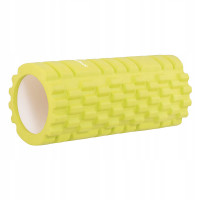Масажний ролик (валик, роллер) Springos 33 x 14 см Yellow (FR0015)