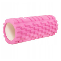 Масажний ролик (валик, роллер) Springos 33 x 14 см Pink (FR0017)