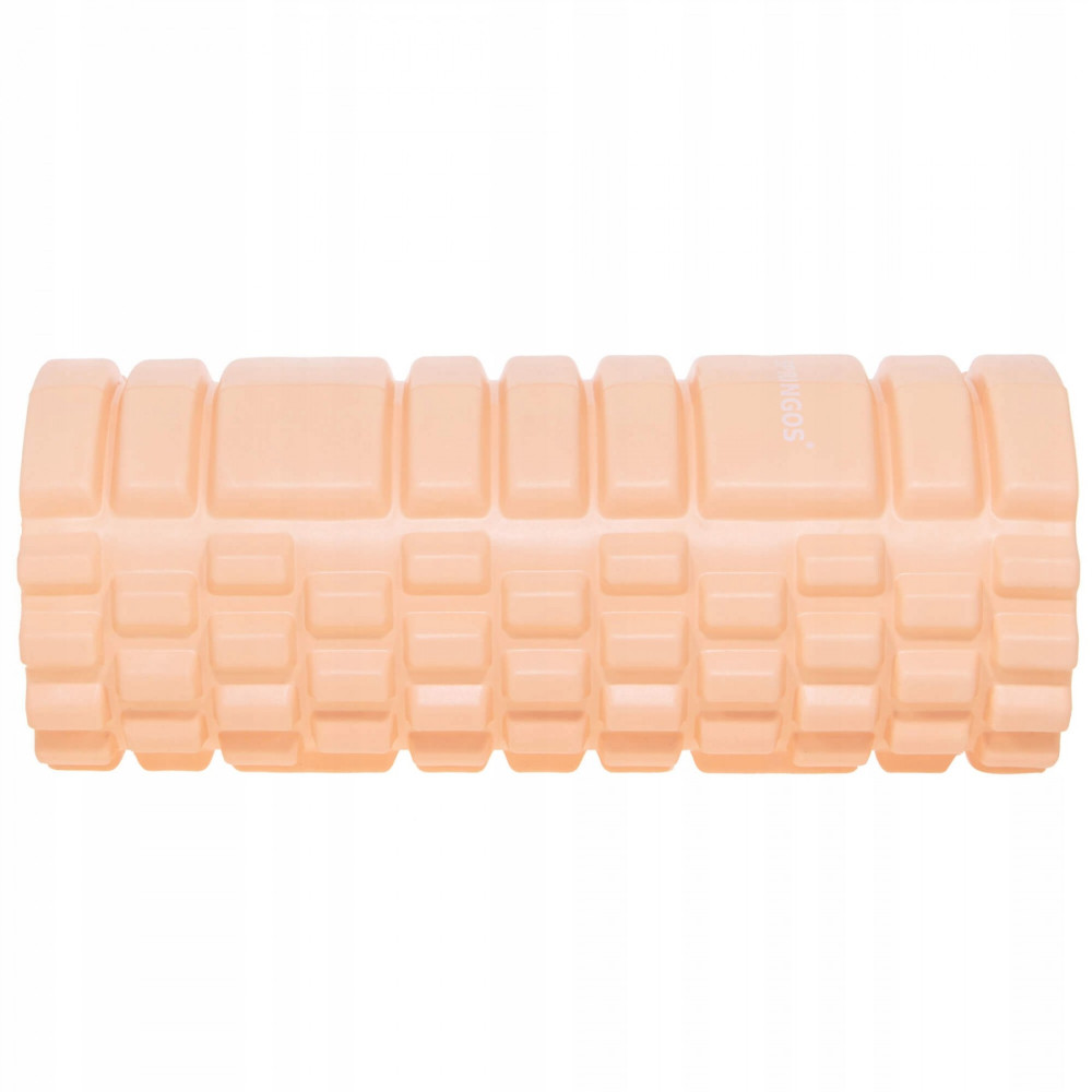 Масажний ролик (валик, роллер) Springos 33 x 14 см Light Orange (FR0021)