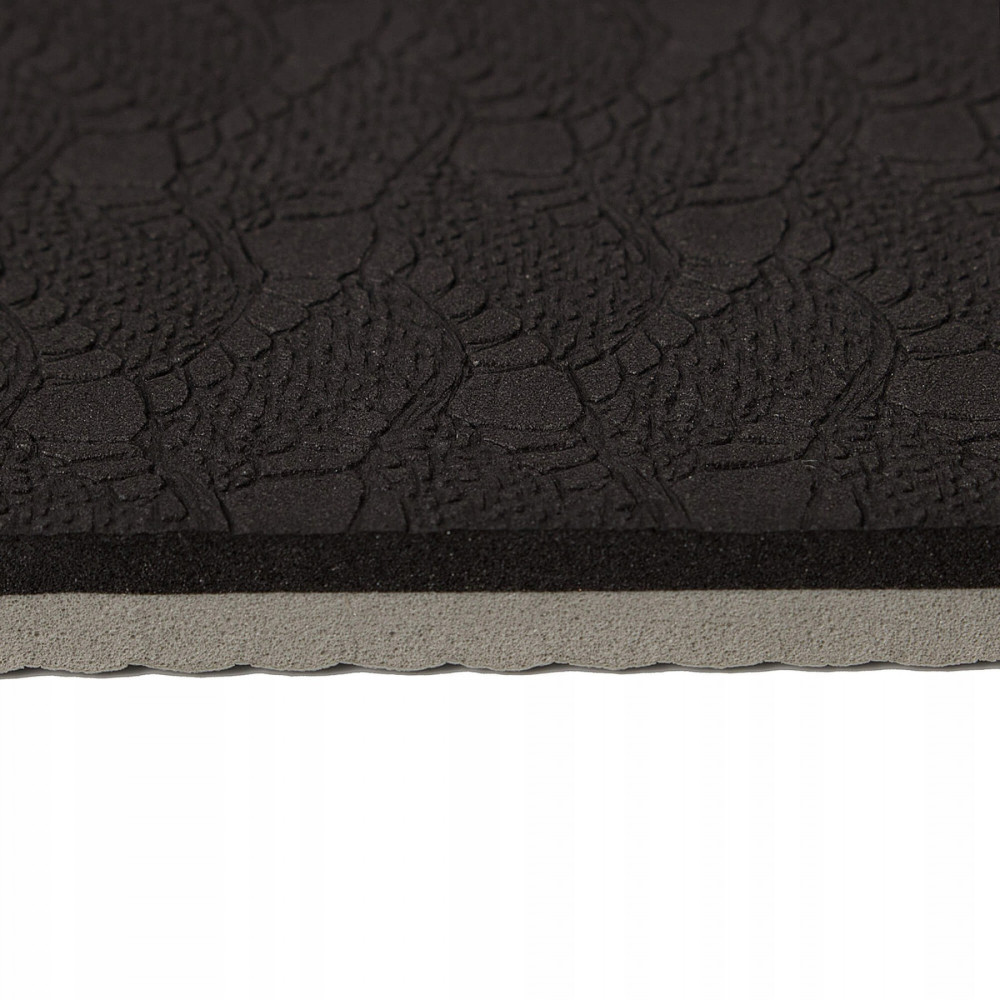 Коврик (мат) для йоги та фітнесу Springos TPE 6 мм Black/Grey (YG0013)
