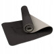 Коврик (мат) для йоги та фітнесу Springos TPE 6 мм Black/Grey (YG0013)