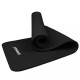 Коврик (мат) для йоги та фітнесу Springos NBR 1.5 см Black (YG0029)