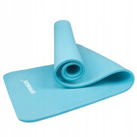 Коврик (мат) для йоги и фитнеса Springos NBR 1 см Sky Blue (YG0033)