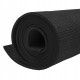 Коврик (мат) для йоги та фітнесу Springos PVC 4 мм Black (YG0034)