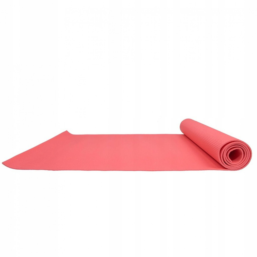Коврик (мат) для йоги та фітнесу Springos PVC 4 мм Red (YG0036)