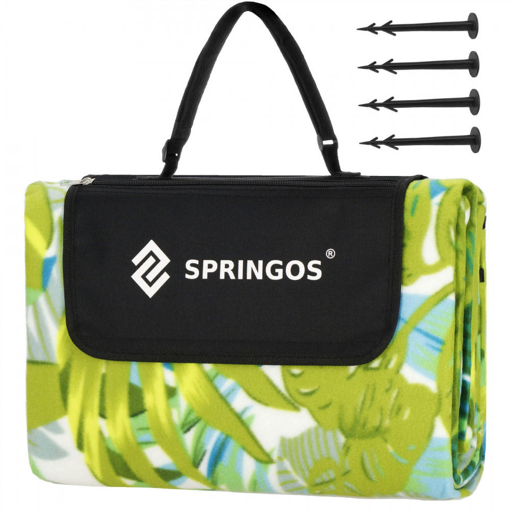 Коврик для пікніка та кемпінгу Springos 200 x 200 см складний PM041