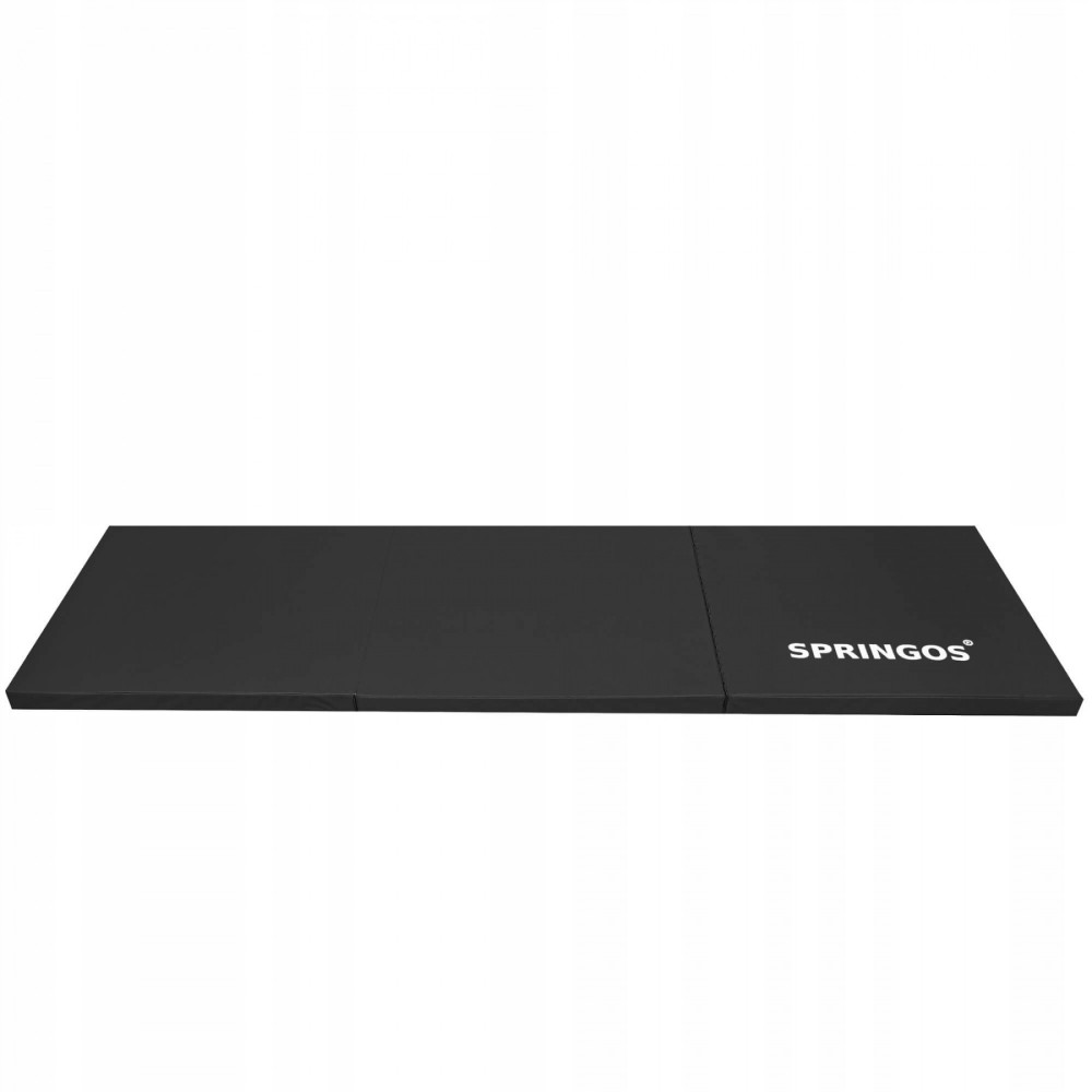 Мат гімнастичний складний Springos 180 x 60 x 3 cм Black FA0060