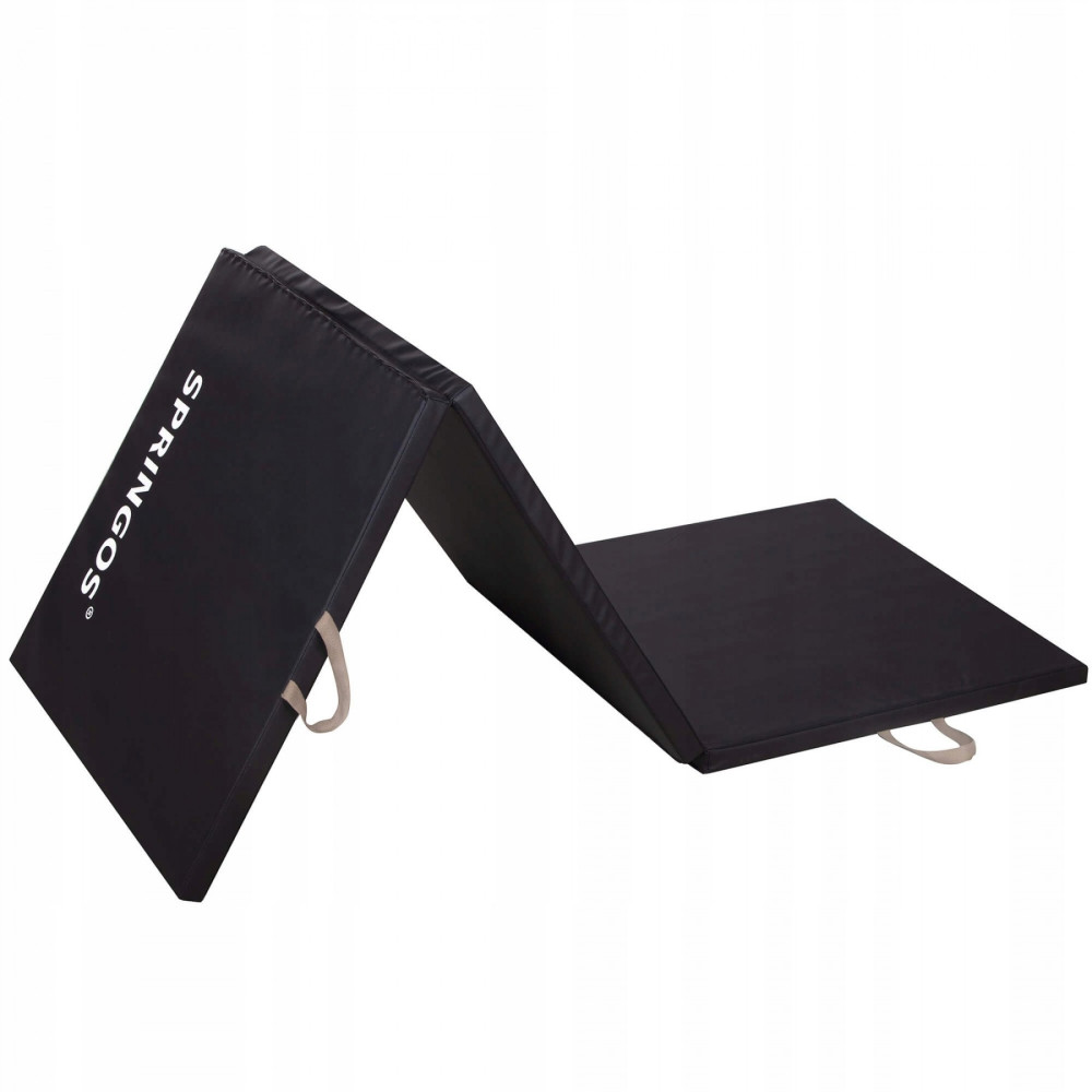 Мат гімнастичний складний Springos 180 x 60 x 3 cм Black FA0060