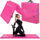Мат гімнастичний складний Springos 180 x 60 x 5.5 cм Pink FA0061