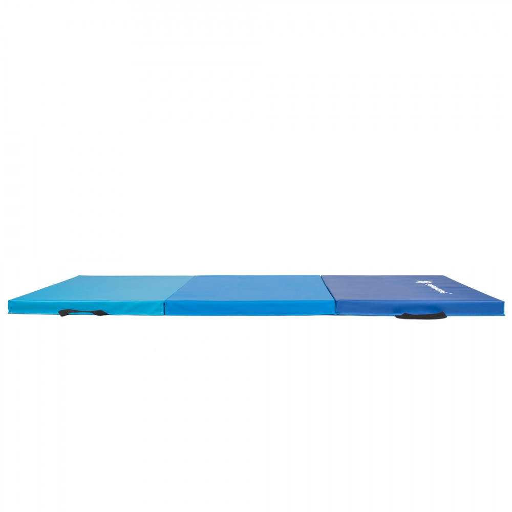 Мат гімнастичний складний Springos 180 x 60 x 5.5 cм Blue FA0063